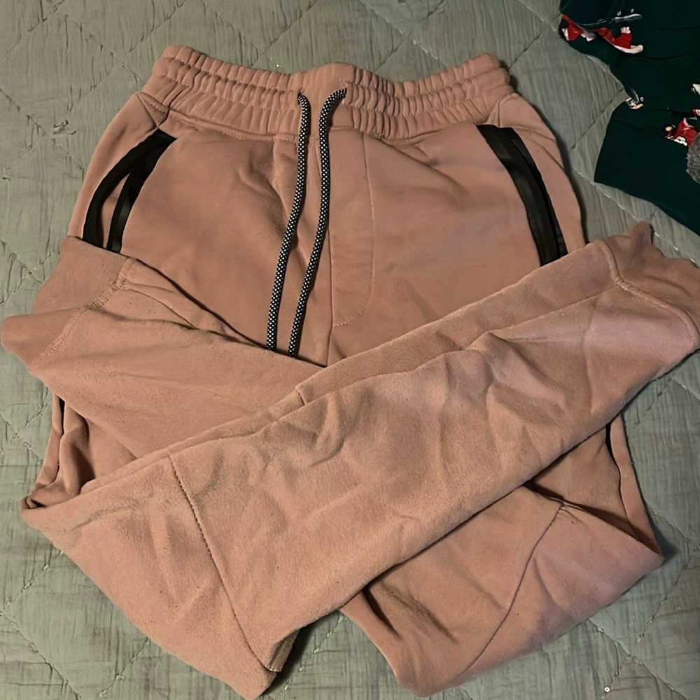 Pink sweatpants